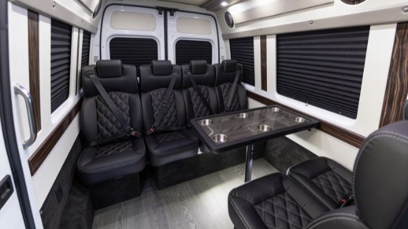 10 passenger sprinter van interior poway