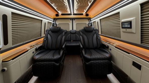 8 passenger sprinter van interior encinitas