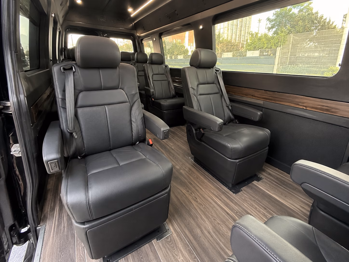 oceanside 10 passenger sprinter van inside