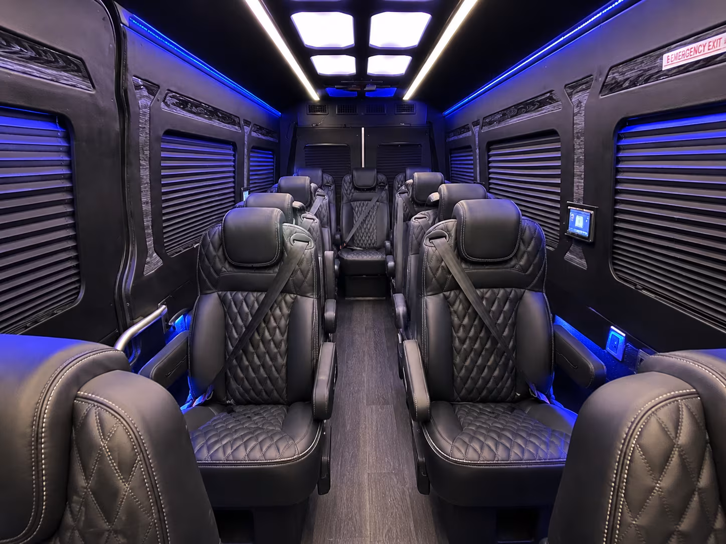 oceanside 12 passenger sprinter van interior