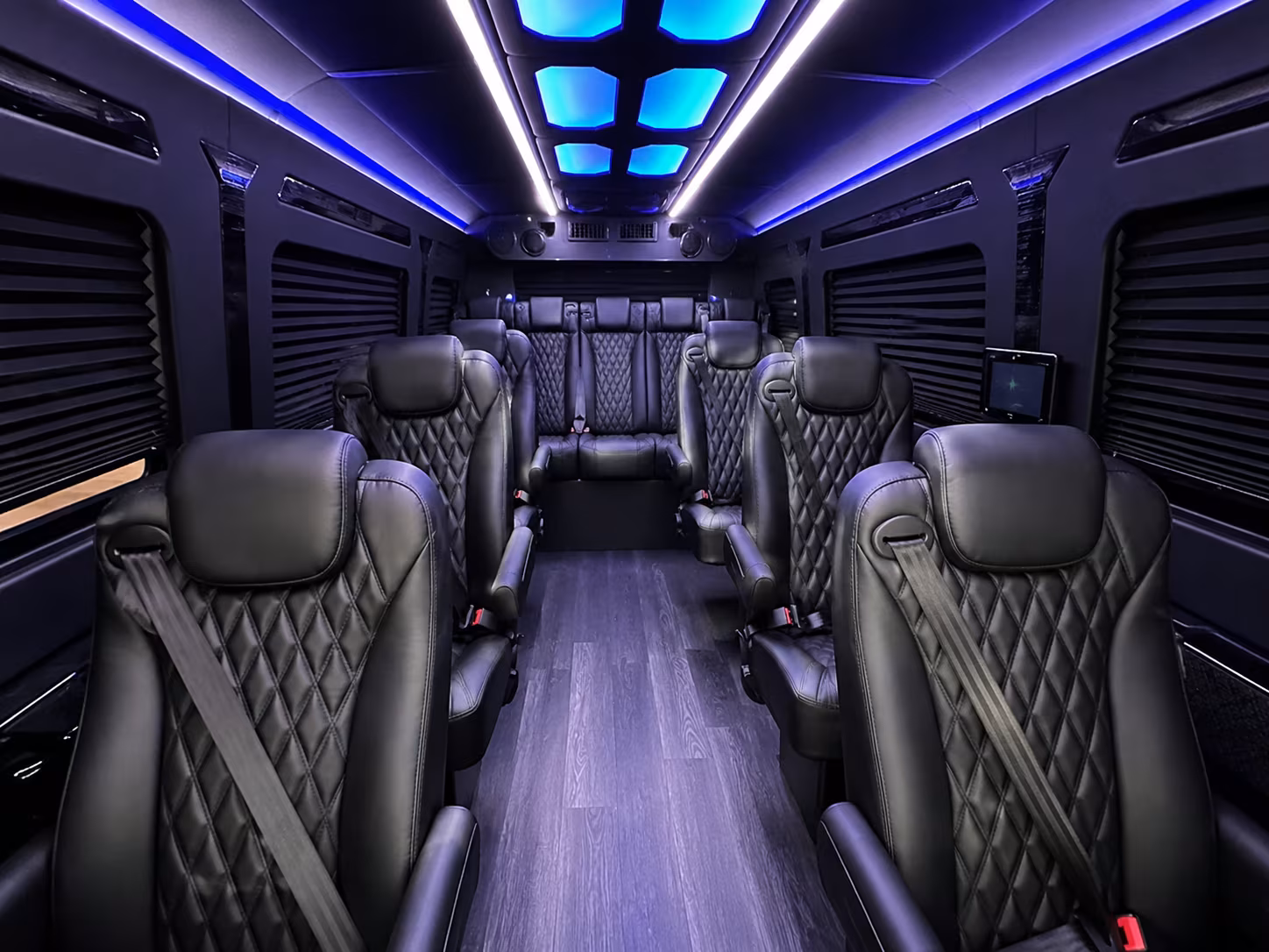 oceanside 20 passenger sprinter van inside