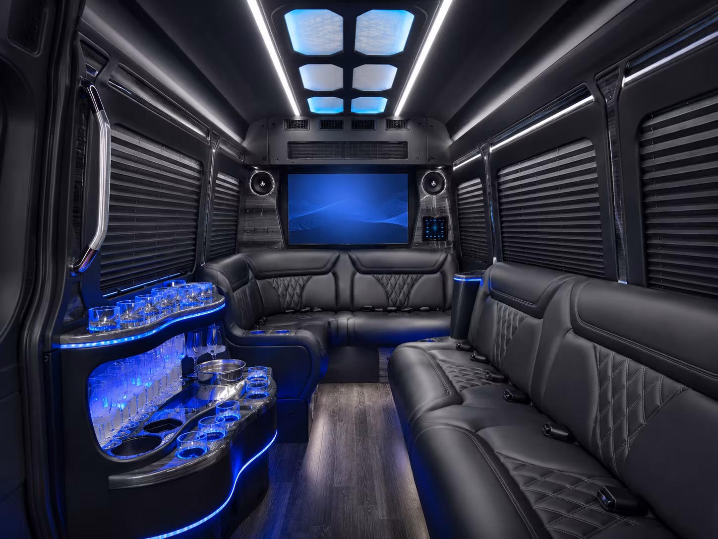 oceanside sprinter limousine interior