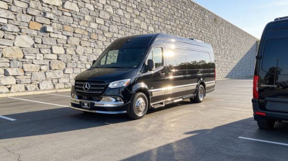 vista wedding sprinter van rental